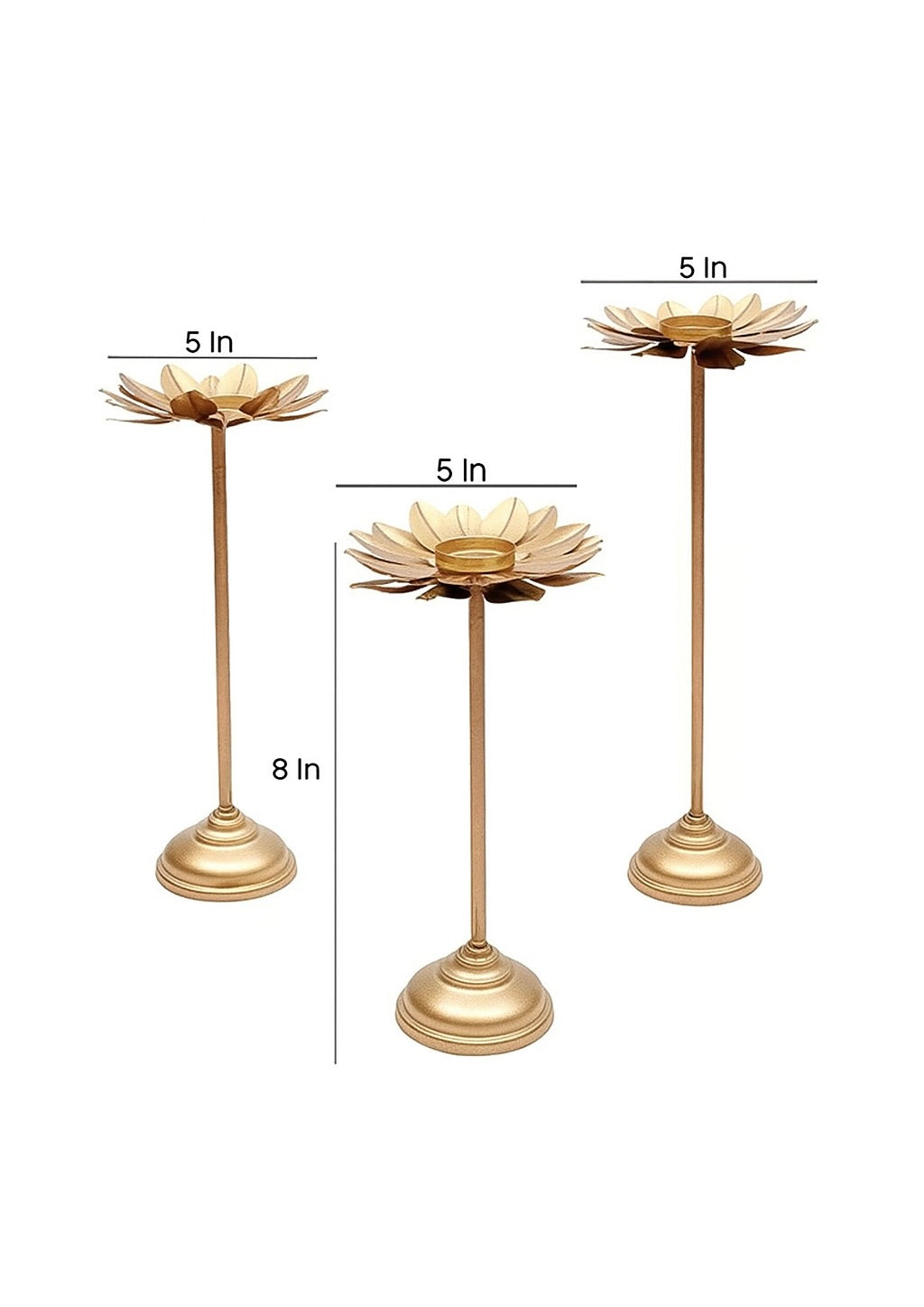 HANDICRAFT METAL TEALIGHT/T-LIGHT CANDLE HOLDER