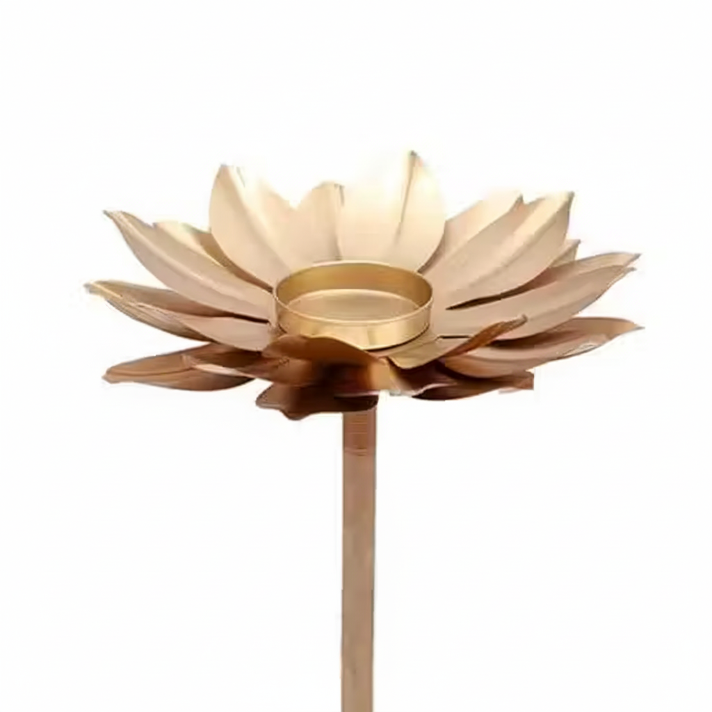 HANDICRAFT METAL TEALIGHT/T-LIGHT CANDLE HOLDER